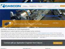 Tablet Screenshot of casconpump.com